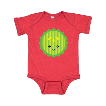 

Inktastic kawaii pickle slice Gift Baby Boy or Baby Girl Bodysuit
