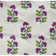 thumbnail image 4 of oneOone Organic Cotton Poplin Twill Fabric Leaves & Floral Block Print Fabric By Yard 42 Inch Wide, 4 of 4