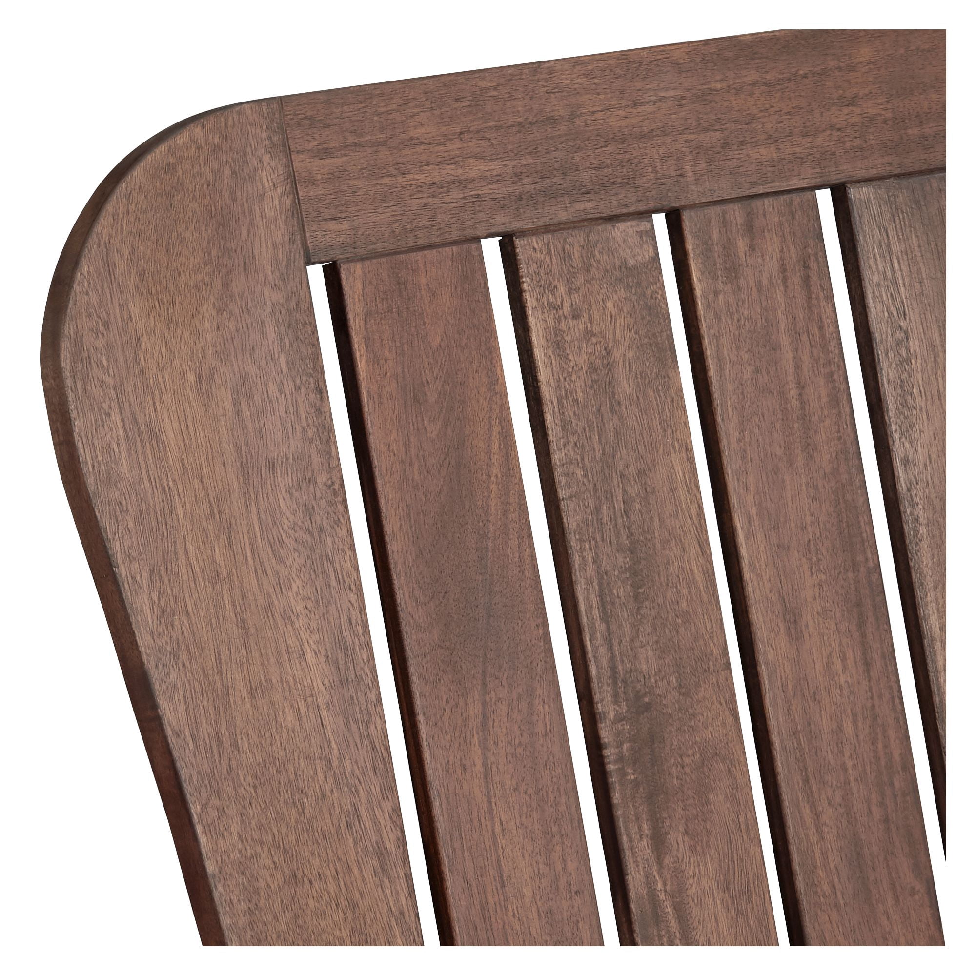 Teal Island Designs Dylan Dark Wood Outdoor Adirondack Chair
