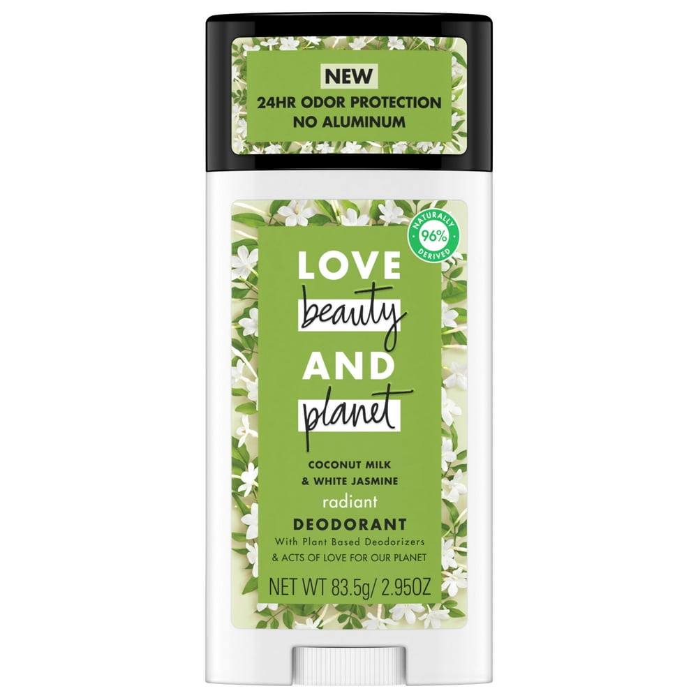 Love Beauty and Coconut Milk & White Jasmine Deodorant 2.95 oz
