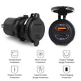 thumbnail image 4 of Cargador Motocicleta Bsvklp 60W 12V/24V QC 4 0 Tipo C QC 3 0 USB Carga Rápida, 4 of 9