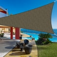 thumbnail image 2 of Jane Stone Sun Shade Sail Canopy 16'X16'X22.6'Customized Triangle Shade Cloth Canopy Tent for Outdoor UV Protection，Mocha, 2 of 6