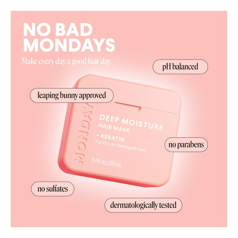 MONDAY Haircare Deep Moisture Hair Mask with Keratin, 8.4 Oz photo 6