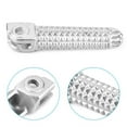 thumbnail image 4 of Motorcycle Foot Pegs, Pegs Footrest Plate Front Foot Pegs  Durability 1Pair Rubber Footrest  For Motorcycle, 4 of 8