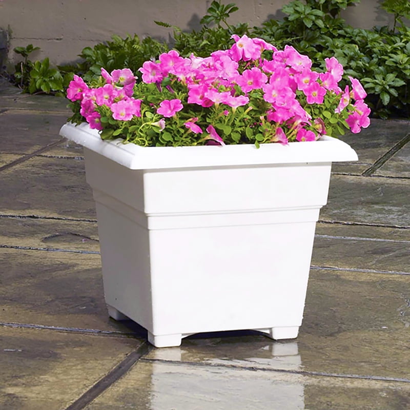 Root & Vessel Countryside Tub Planter, White, 18"