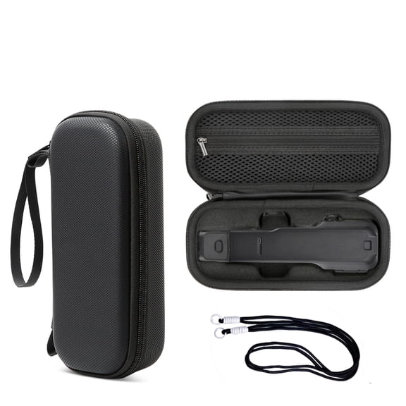 Luna Ultra Case, Waterproof PU Travel Carrying Storage Bag with Detachable Lanyard Portable Protective Cover for Insta360 Luna Ultra Standard Bundle Accessories