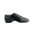 thumbnail image 2 of Dance Class Gloria Black Leather and Spandex Slip On Children's Jazz Boot for Little and Big Girls Size 13, 2 of 2
