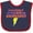 Navy and Red, variant on Inktastic These Fools Put My Cape on Backwards® Superhero Boys or Girls Baby Bib