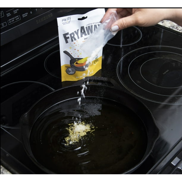 Solidifiant d'huile de cuisson FryAway Pan Fry, élimination de l