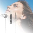 thumbnail image 1 of Stylish Wired Earphones With Sound Noise Isolation And Comfortable Fit For Music Lovers, 1 of 5