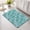 Green, variant on Green White Ink Splatters Non Slip Bathroom Mat, Abstract Minimalist Vintage Rough Texture Absorbent Bath Mat Rubber Backed Quick Dry Doormat Fit Under Door for Bathtub Shower Sink Kitchen 16"x24"