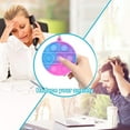 thumbnail image 3 of Mini Pop Toy, Keychain Pop Bubble Popping Sensory Toy, for Kids Adults (2pcs), 3 of 5