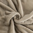 thumbnail image 6 of (2 pack) Mainstays Super Soft Plush Blanket, Brown, Twin, Adult/Teen, 6 of 9