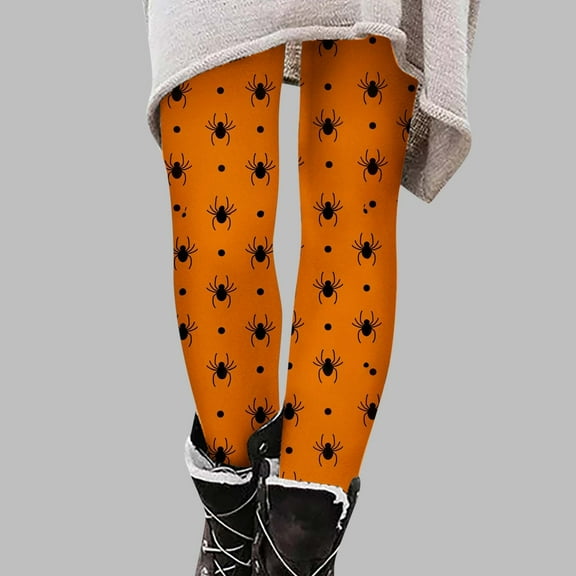 AOOCHASLIY Women Fall Pants Women High Waist Leggings Stretchy Warm Thermal Pants Elastic Leggings Pants