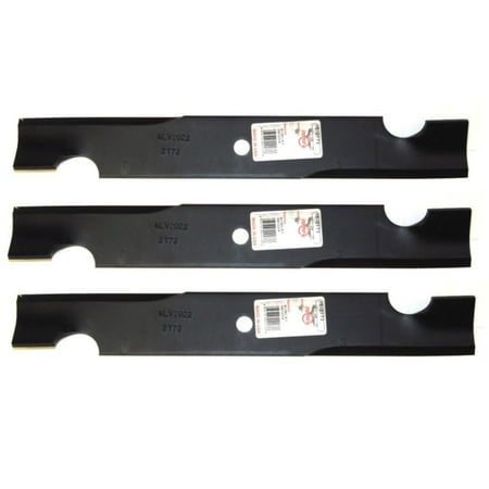 (3) 2173 Rotary Heavy Duty Blades Compatible With Bobcat 112111-02,