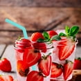thumbnail image 4 of LHX 4 Pcs Smoothie Straw Straws Disposable Plastic Beverage Tube Anti-wrinkle Travel, 4 of 6