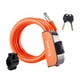 thumbnail image 1 of Candado de cable para bicicleta antirrobo de acero resistente e impermeable, accesorio para ciclismo Naranja, 1 of 8