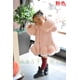 thumbnail image 1 of Abrigo de piel sintética para niñas, otoño e invierno, estilo coreano, piel de zorro y visón sintético, chaqueta acolchada de algodón para bebés engrosada, 1 of 5