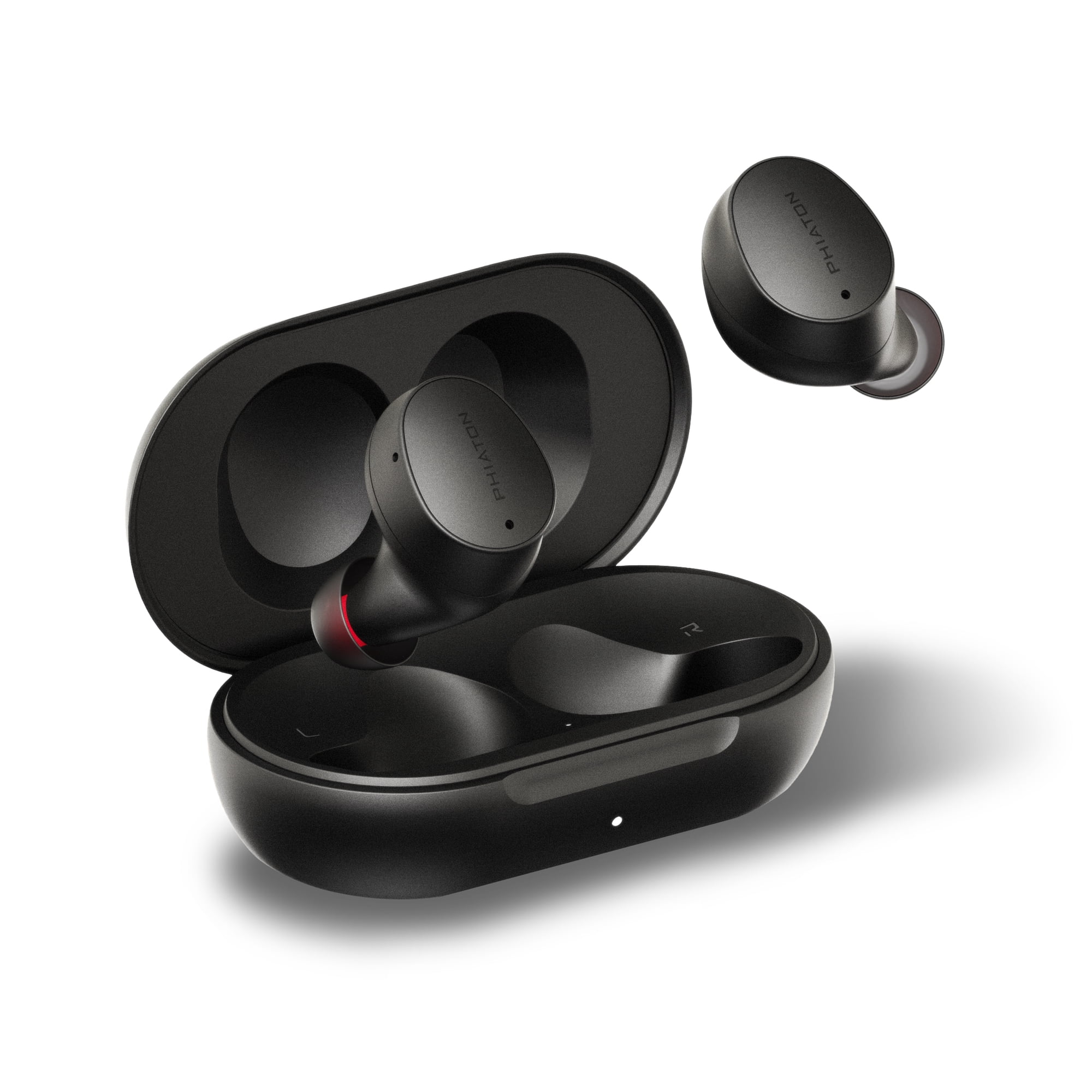 Phiaton Bonobuds Lite True Wireless Earbuds Bluetooth Active Noise Cancelling Earphones with Clear Voice by Intelligo and Ambient Mode Headphones with 11 hour Playtime