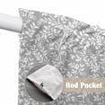 thumbnail image 4 of Grey Spring Floral Swag Curtains for Kitchen/Bedroom/Living Room, Farmhouse Flowers Elegant Pastoral Scalloped Curtains 63 Inch Long, Window Swag Topper Curtains Valances 2 Panels Set 36"x63", 4 of 8