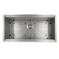 thumbnail image 4 of ZLINE 33 in. Garmisch Undermount Single Bowl Kitchen Sink with Bottom Grid and Accessories (SLS-33), 4 of 7