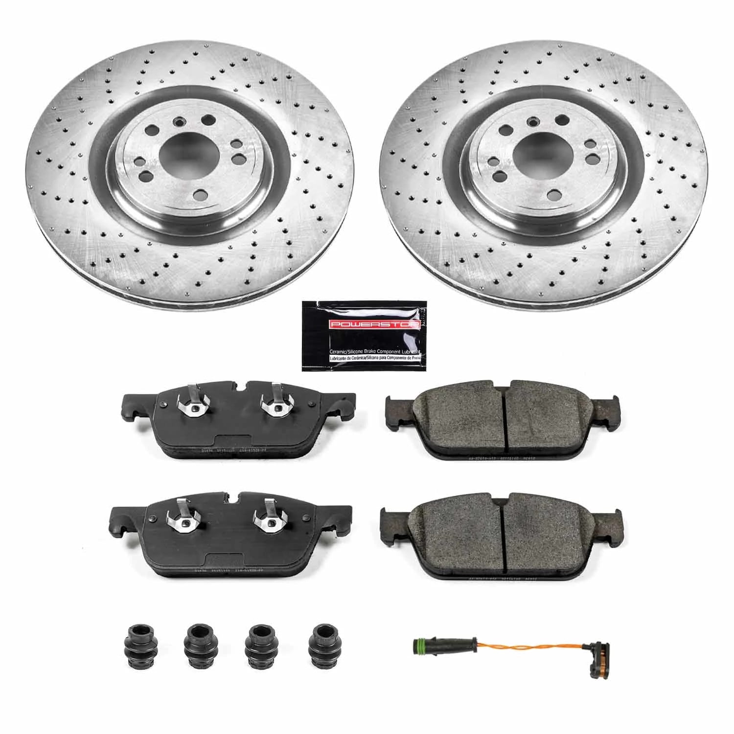 PowerStop Front Stock Replacement Brake Pad and Rotor Kit Fits: MERCEDES-BENZ Select Models KOE6900