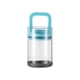 thumbnail image 2 of Tarro de boticario, tarro de vidrio para alimentos, recipiente transparente para almacenamiento de alimentos al vacío, botes de café para aperitivos, Azul 98x15cm, 2 of 9