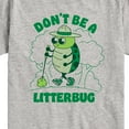 thumbnail image 3 of Instant Message - Don't Be A Litterbug - Toddler And Youth Short Sleeve Graphic T-Shirt, 3 of 6