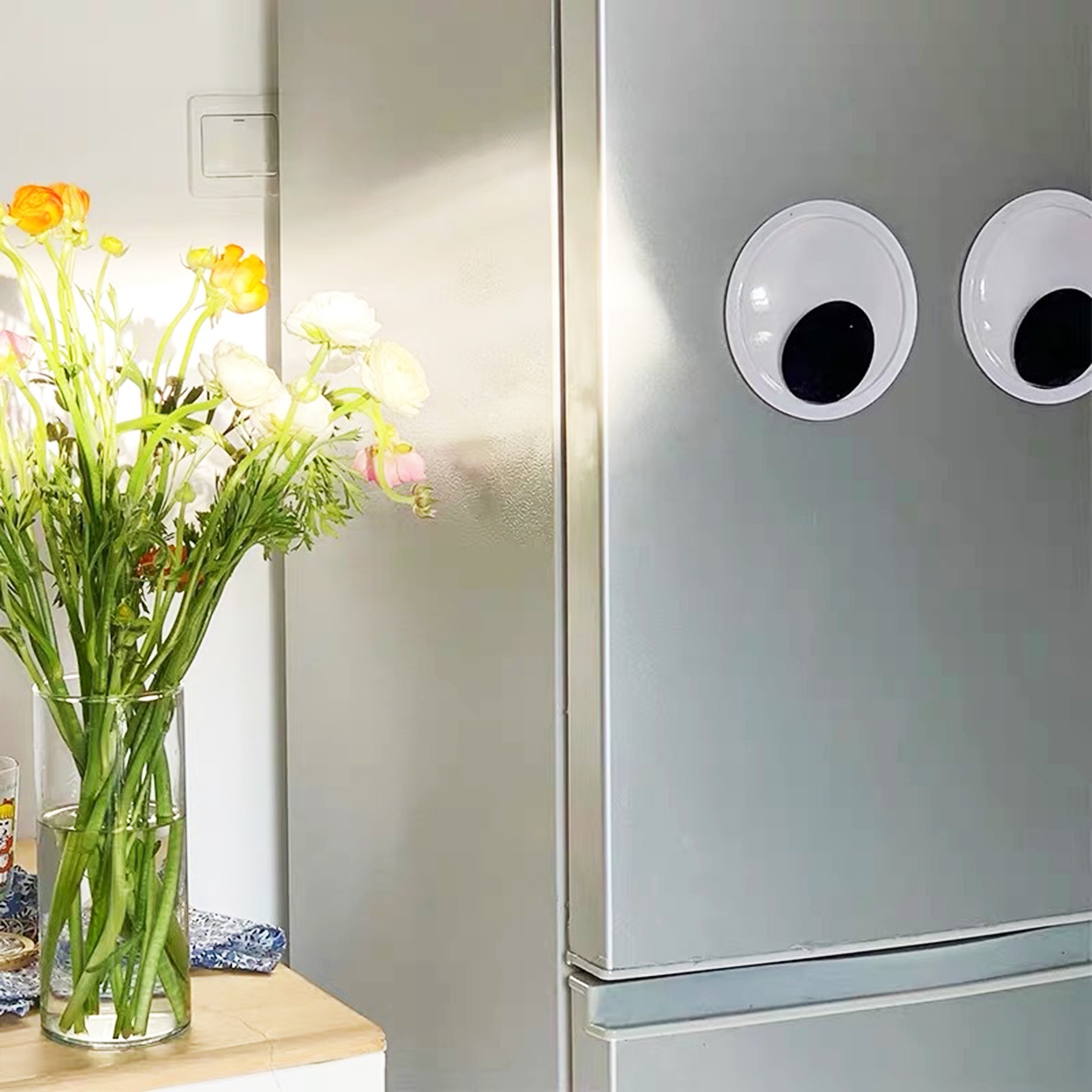 Googly Eyes On Things Fridge
