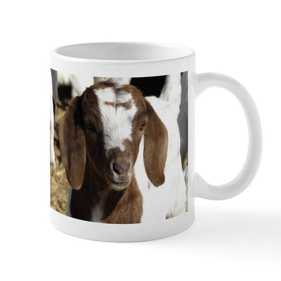 CafePress - Boer Kid Goat Mug - 11 oz Ceramic Mug - Novelty Coffee Tea Cup