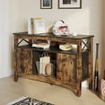 Bestier Farmhouse Wine Bar Storage 50" Sideboard Buffet