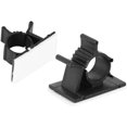 thumbnail image 5 of 20 piezas de bridas de plástico negras, abrazaderas autoadhesivas ajustables para cables de coche, 5 of 5