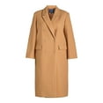 thumbnail image 4 of Scoop Women's & Women's Plus Faux Wool Oversized Double Breasted Coat, Sizes XS-4X, 4 of 4