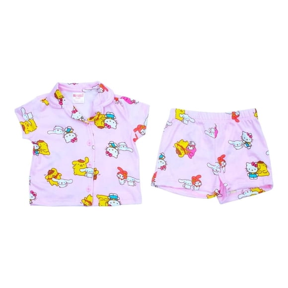 Pijama Hello Kitty para Niña Estampado My Melody Rosa Talla 3X 2 Piezas