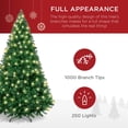 thumbnail image 3 of Árbol de Navidad Best Choice Products, 6 pies con 250 luces, 3 of 5