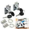 thumbnail image 2 of Bgsha Cam Lock for Door Cabinet Mailbox Drawer Cupboard 2 Locks 4 Keys, 2 of 9