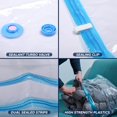 thumbnail image 5 of PinesC Vacuum Storage Bags (Transparent) | Pack of 6 | 2 Jumbo Bags, 2 Large Bags, 2 Medium Bags | Compression Storage Bags for Clothes, Beddings, & Pillows | Reusable Storage Bags i, 5 of 5