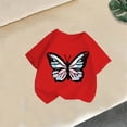 thumbnail image 5 of Ugoldhm Girls' Butterfly Graphic Crew Neck T-Shirt Short Sleeve Cute Casual Tee 2-14 Years Old Kids Clothes, 5 of 5
