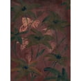 thumbnail image 2 of Lee, Judson 19x24 Gold Ornate Wood Framed with Double Matting Museum Art Print Titled - Autumn Fireworks Flowers II, 2 of 4