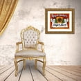 thumbnail image 3 of Vintage Booze Labels 14x12 Gold Ornate Wood Framed with Double Matting Museum Art Print Titled - Regal-Amber Lager Beer, 3 of 4