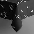 thumbnail image 5 of Math Equations Calculus Black Pattern Square Tablecloth,Waterproof Square Table Cover,Wipeable Spillproof Washable Table Cover for Home Kitchen Party Decor 60"x60"(152x152cm), 5 of 6