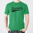 thumbnail image 5 of UGP Campus Apparel Tucson City Baseball Script Basic Cotton T-Shirt - Medium - Green, 5 of 6