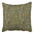 thumbnail image 1 of BSDHOME ABC Abstract Letters with Lovely Accent Affectionate Alphabet Benign Capital Pillowcase Cushion Cover 16x16 inch, 1 of 1