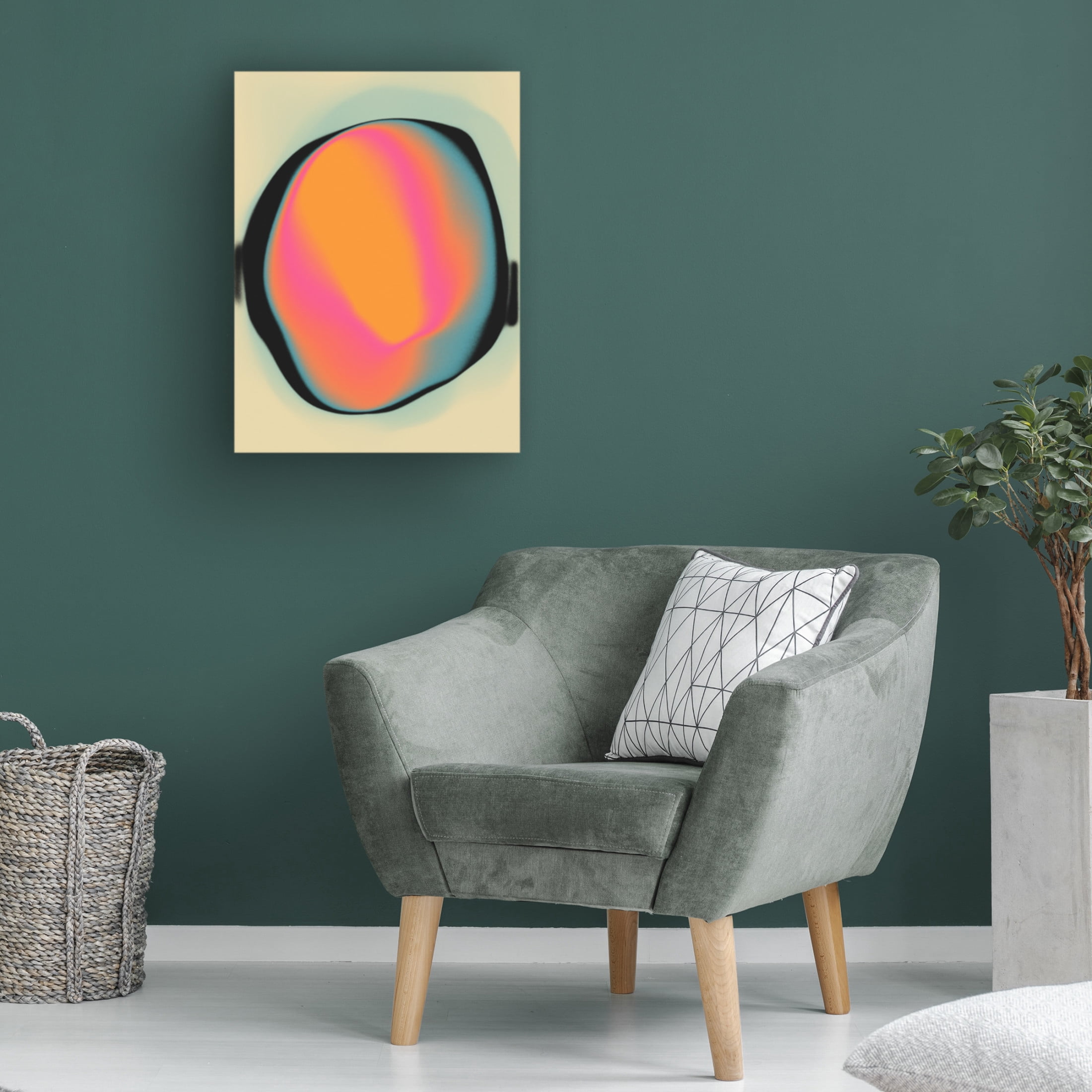 Trademark Fine Art Jazzberry Blue Ghost 2 Canvas Wall Art