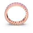 thumbnail image 4 of Anillo Swarovski Matrix de cristal rosa tallado en forma de baguette, tamaño 6, 4 of 6