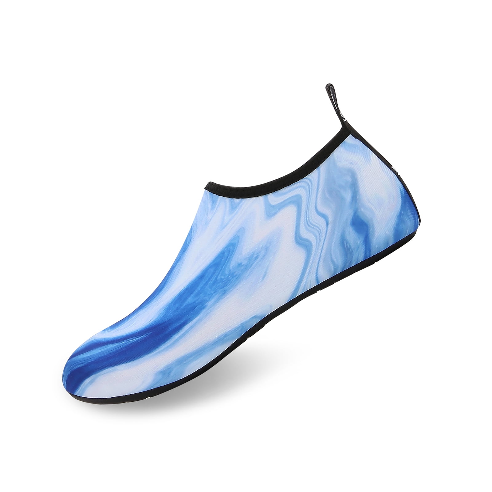 Men and Women a Slip On Barefoot Quick-Dry Beach Aqua Yoga Water Shoes (Ocean/Blue, 4-5 Women)