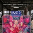 thumbnail image 3 of High Precision Body Weight Scale Smart Bathroom Scales with Large LCD Display(400lbs),Decorative for Bedroom-Vibrant Digital Illustration Of Abstract Flower, 3 of 4