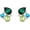 colorful-green blue, variant on Rhinestone Stud Earrings Small Fancy Crystal Cluster Earrings for Women Brides Dainty Marquise Stud Earrings for Wedding Party Prom Jewelry Gift[e4588]