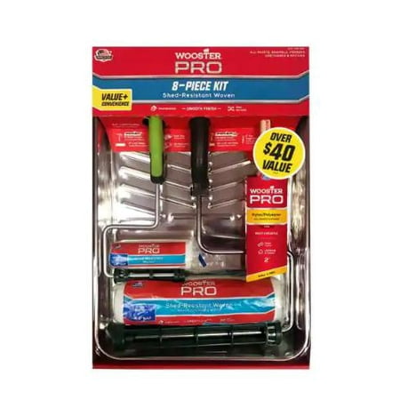 New 8-Piece Pro Roller Tray Set