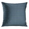thumbnail image 1 of RYLABLUE Blue Stripe Rope Pattern Geometric Abstract Boat Classic Throw Pillowcase Cushion Case Cover, 1 of 1